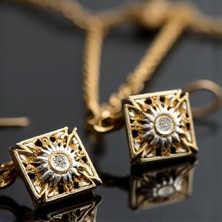 Bijuterias em ouro feitas à mão