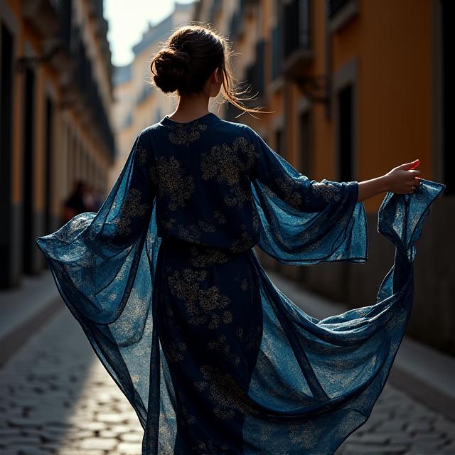 Kimono inspiração Fado Lisboa