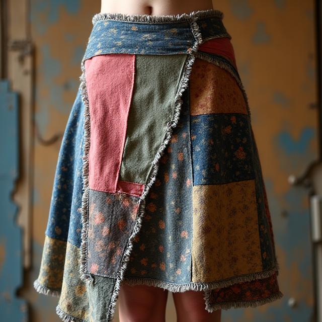 Saia upcycling tecidos reciclados